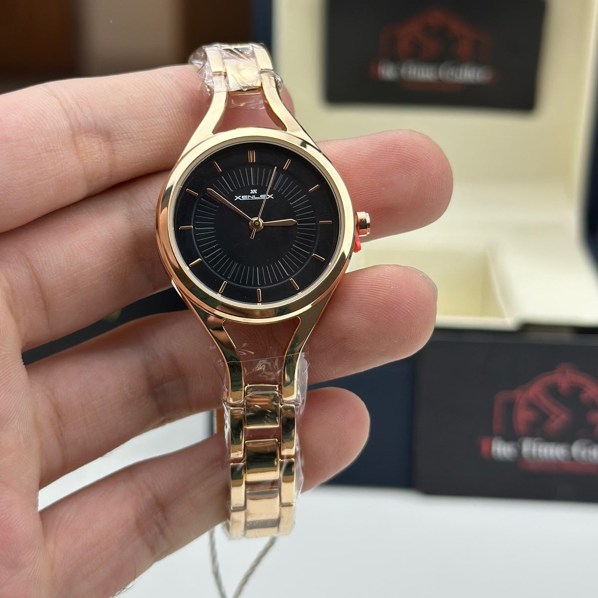 Modern Chain Watch for Women X-80A91L Golden