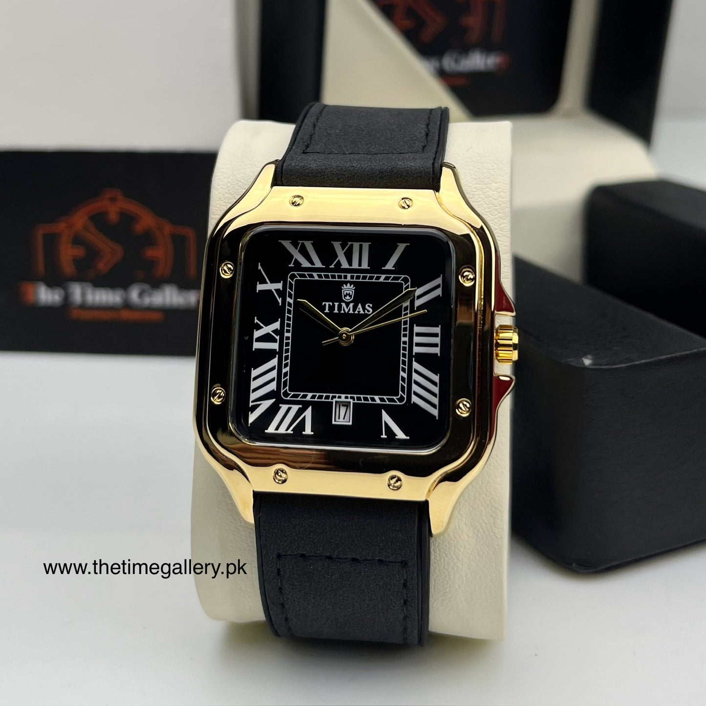 Leather Strap Watch T-014