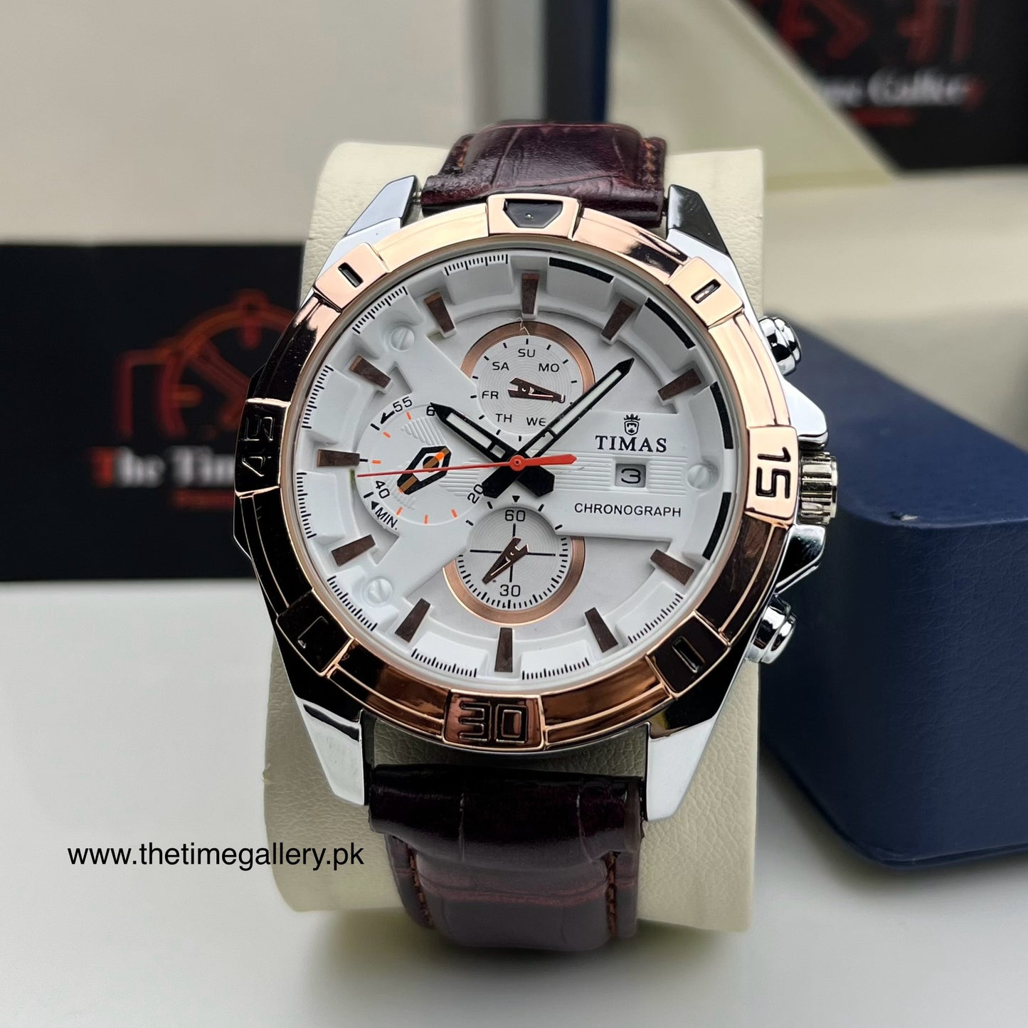 Leather Strap Watch TS-71099