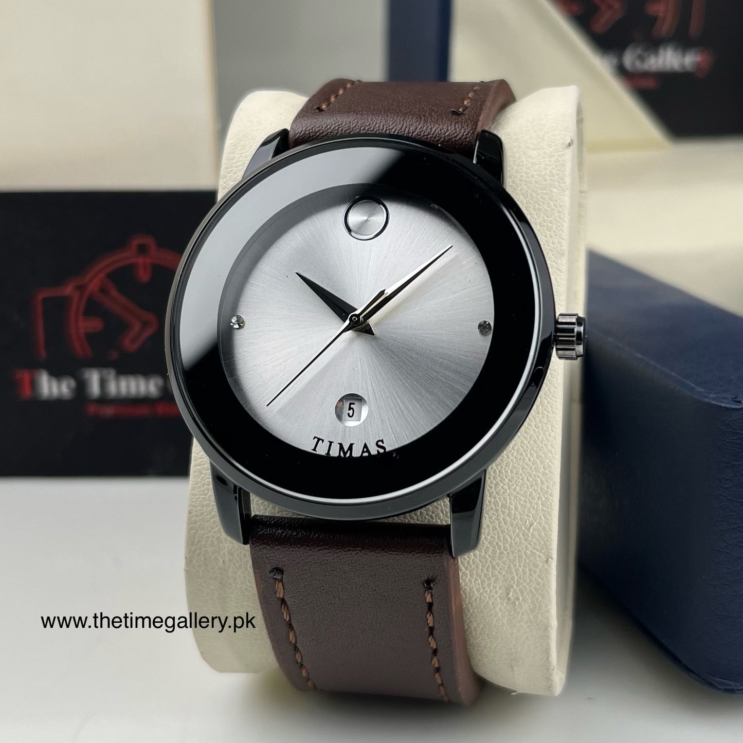 Stylish Leather Strap Watch TS-K7116