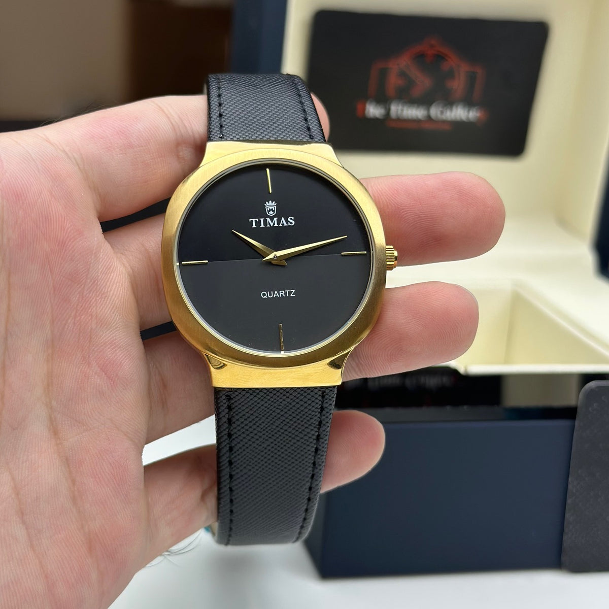 Stylish Leather Strap Watch TC-109