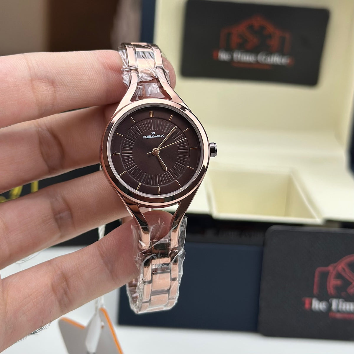 Modern Chain Watch for Women X-80A91L