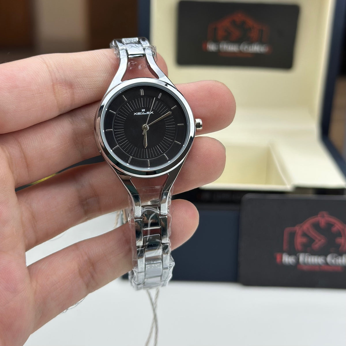 Modern Chain Watch for Women X-80A91L Silver