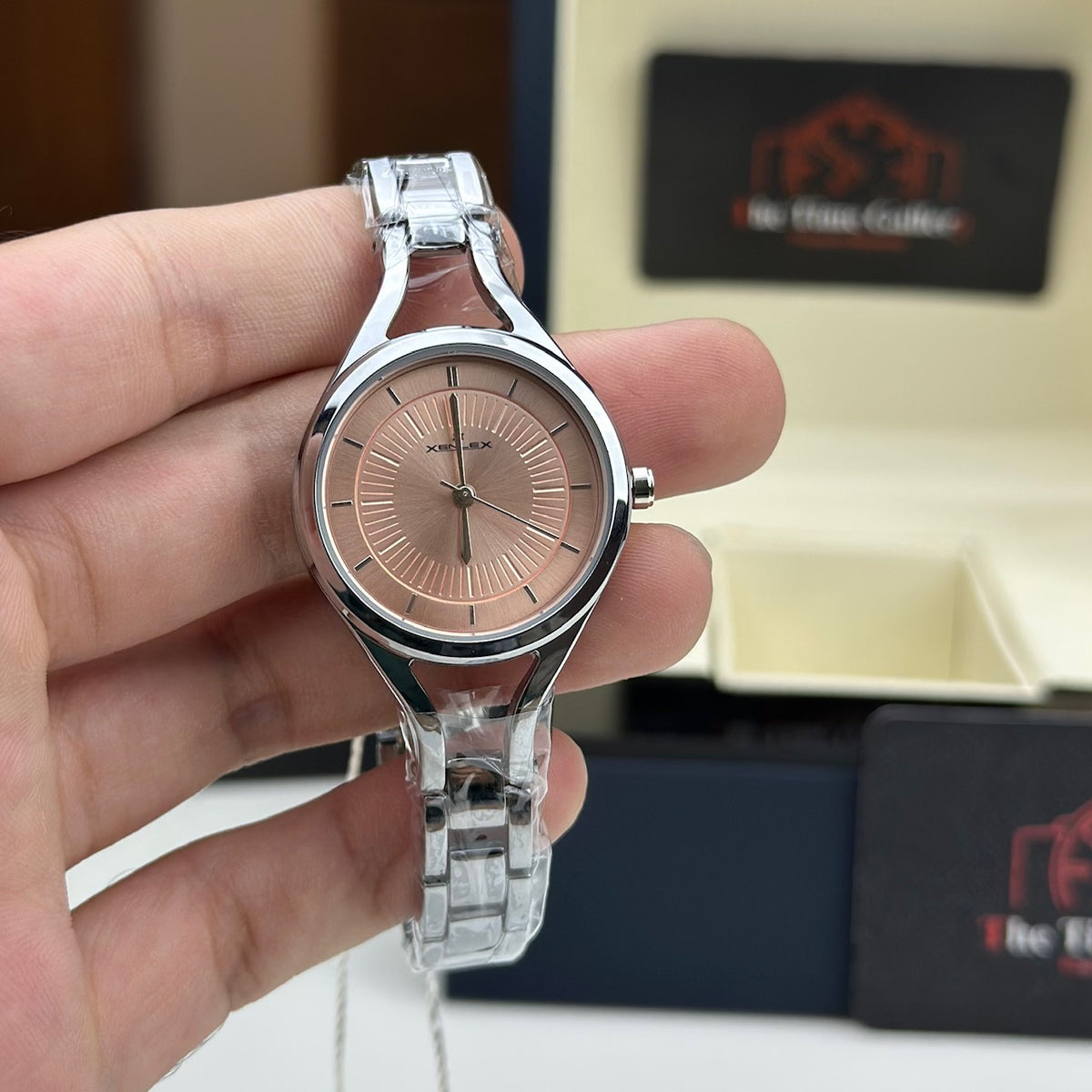 Modern Chain Watch for Women X-80A91L Silver