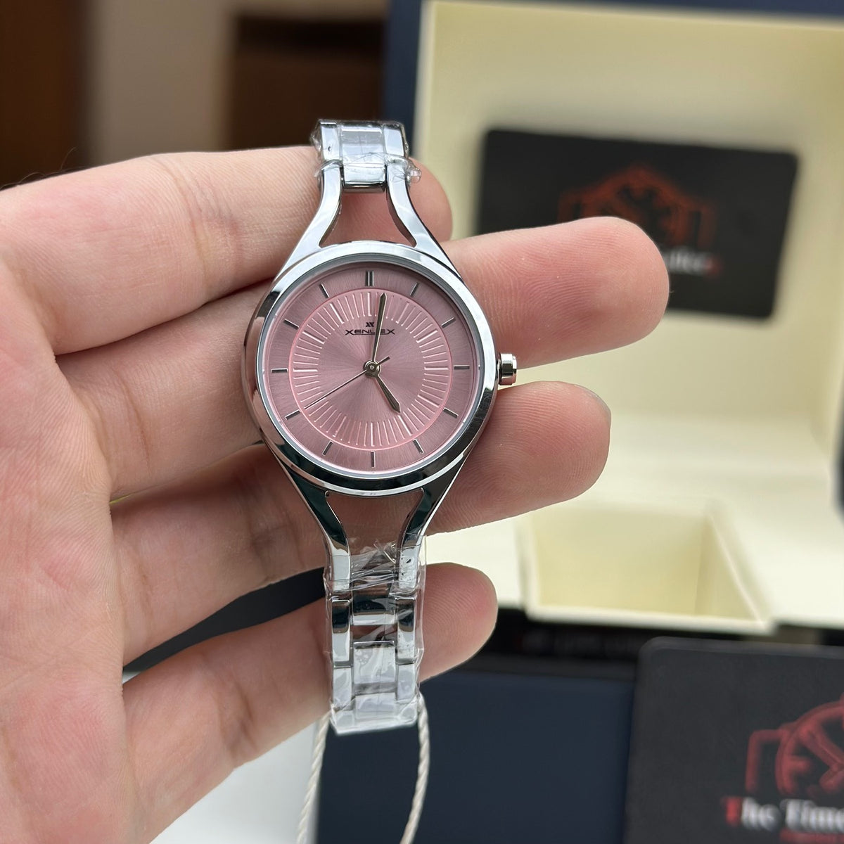 Modern Chain Watch for Women X-80A91L Silver