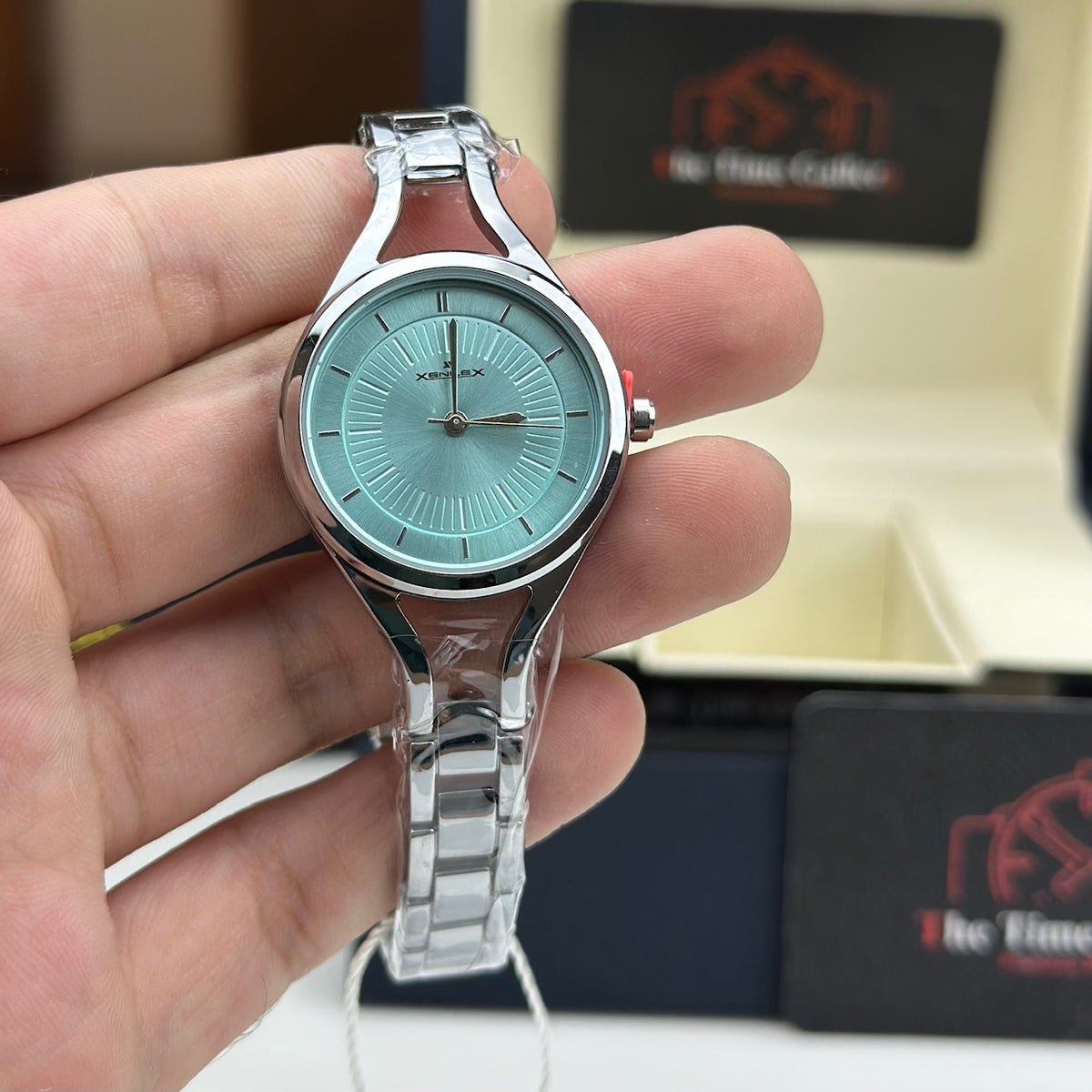 Modern Chain Watch for Women X-80A91L Silver