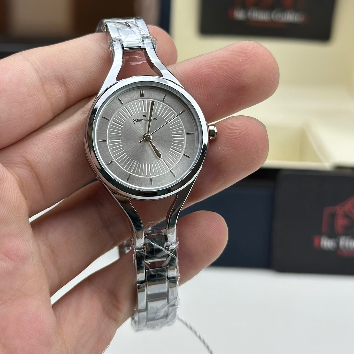 Modern Chain Watch for Women X-80A91L Silver
