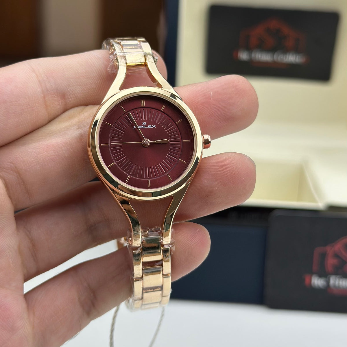Modern Chain Watch for Women X-80A91L Golden