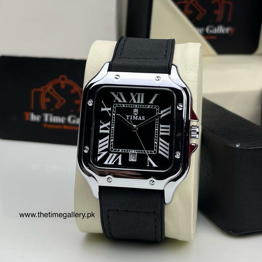Leather Strap Watch T-014