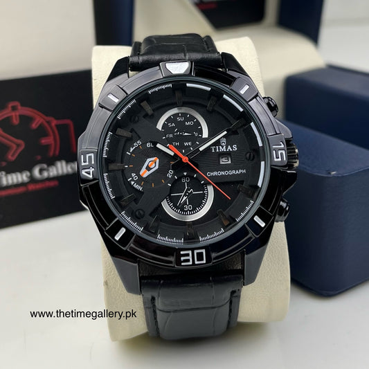 Leather Strap Watch TS-71099