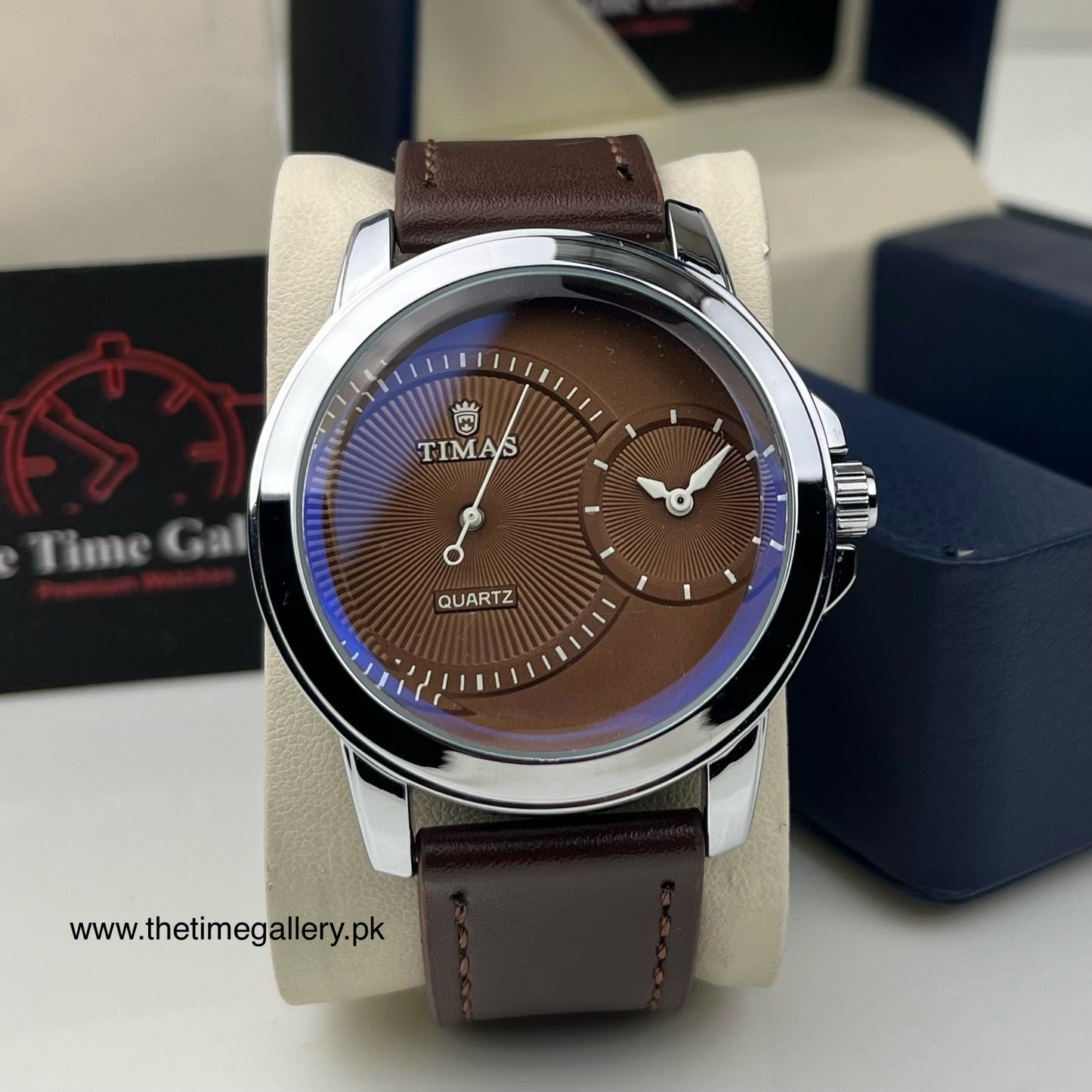 Stylish Leather Strap Watch TS-K7156