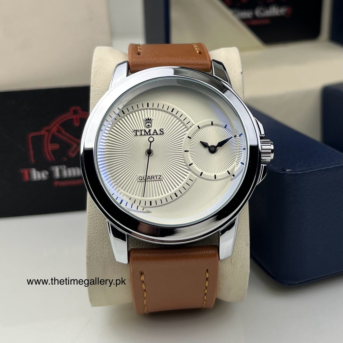 Stylish Leather Strap Watch TS-K7156