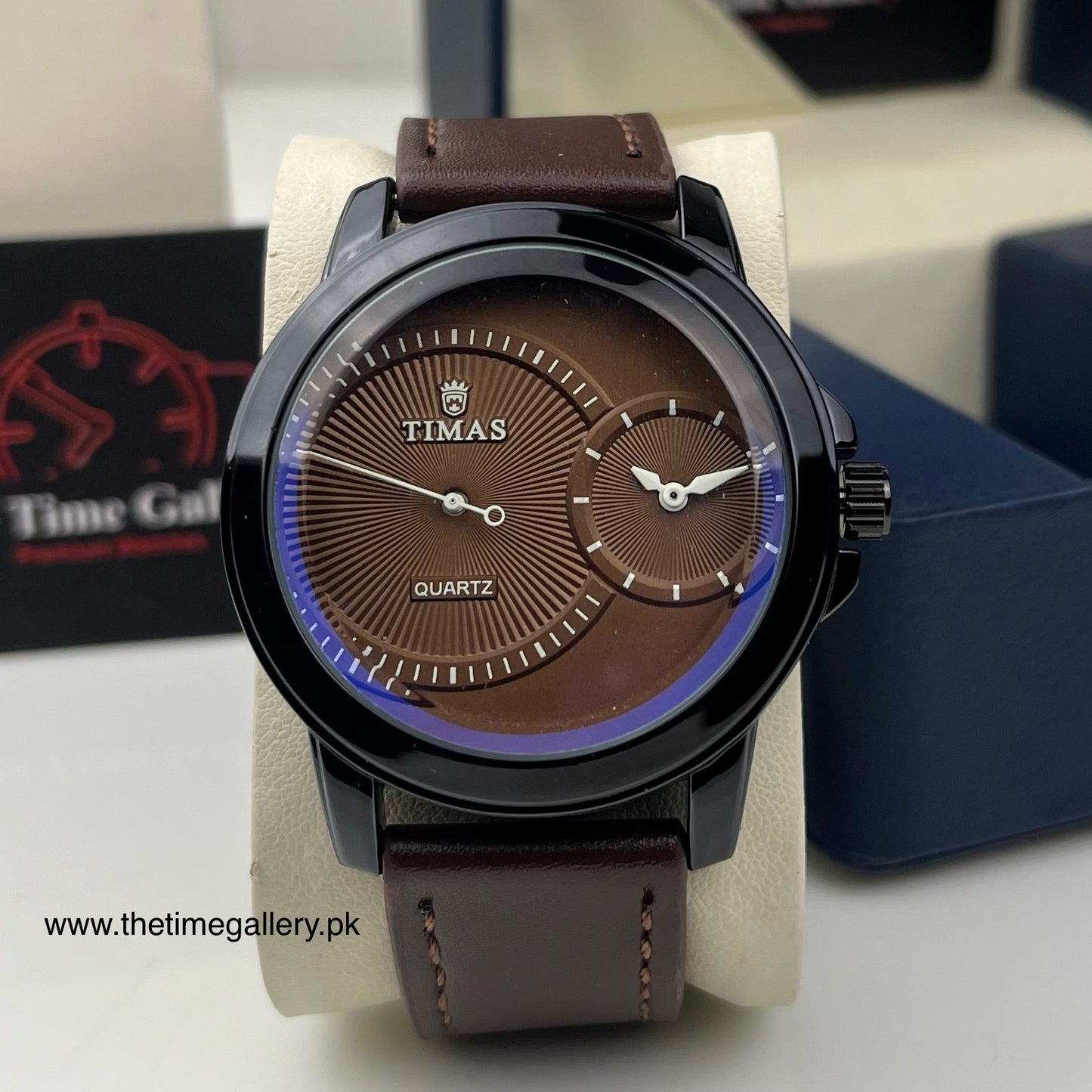 Stylish Leather Strap Watch TS-K7156