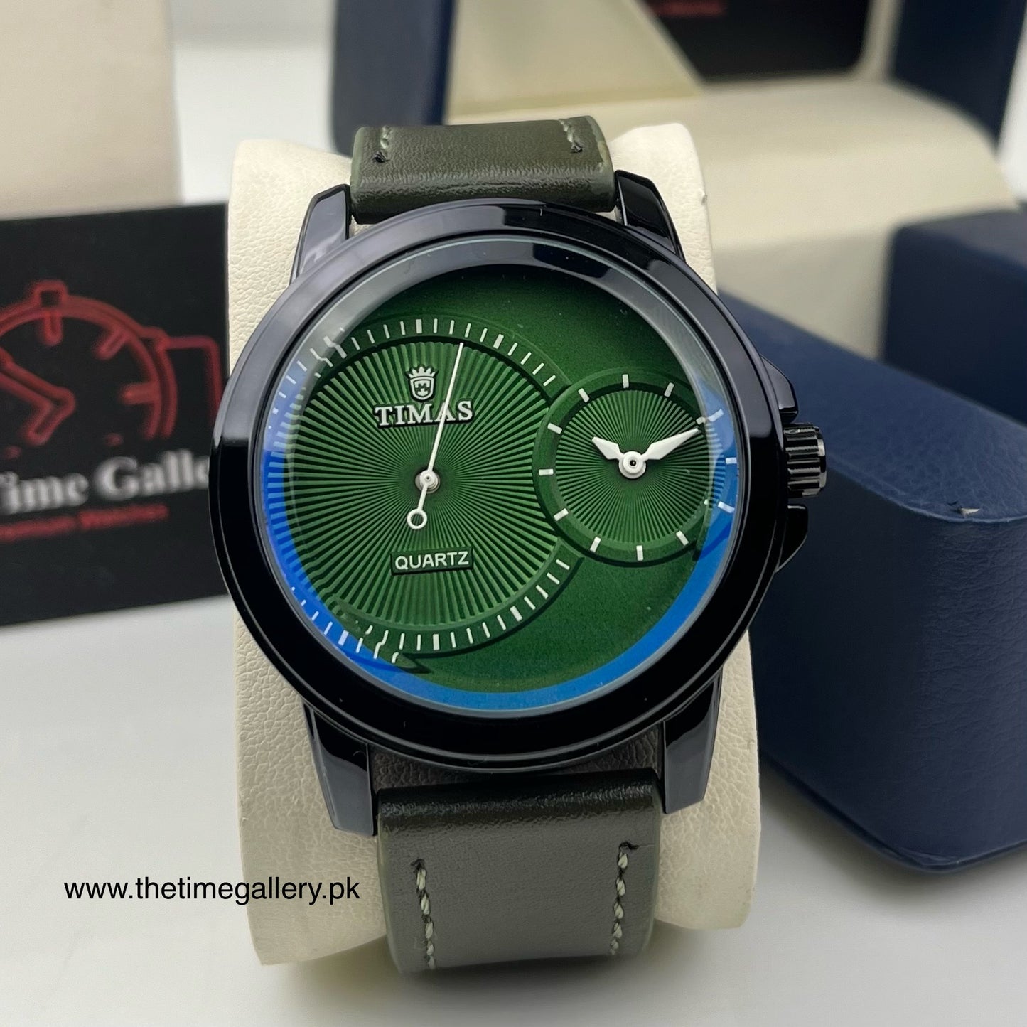 Stylish Leather Strap Watch TS-K7156