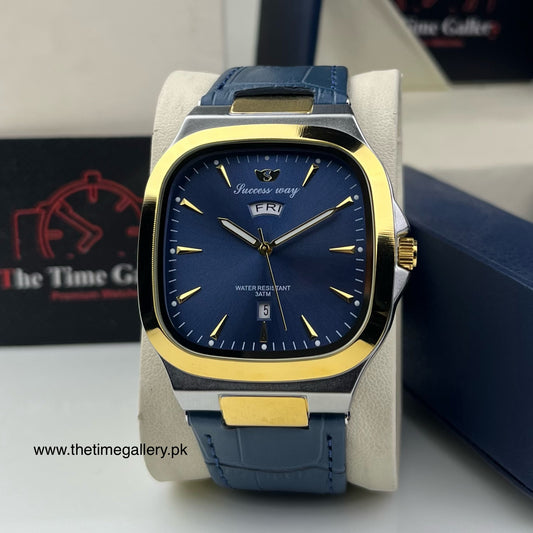 Casual Leather Strap Watch SW-L207