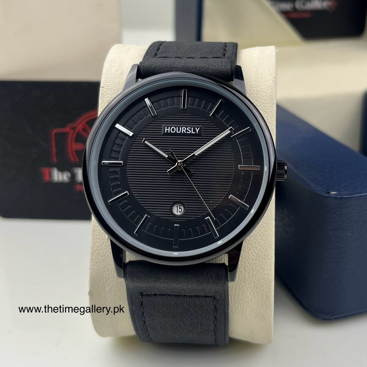 Stylish Leather Strap Watch HR-200
