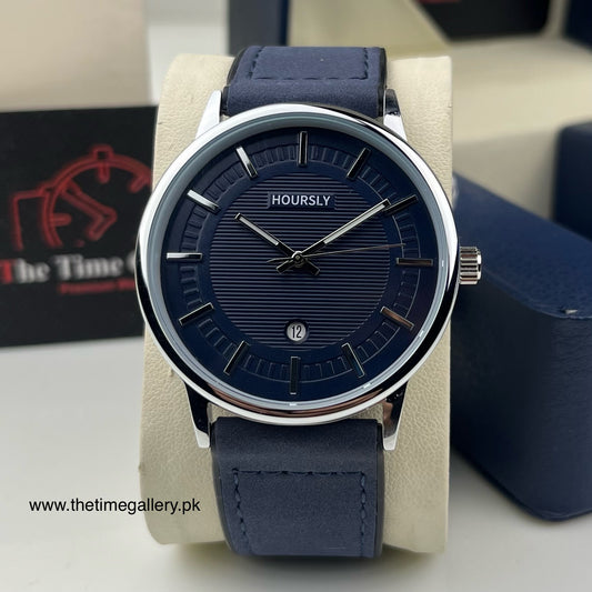 Stylish Leather Strap Watch HR-200