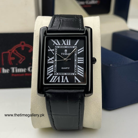 Casual Leather Strap Watch TS-7142