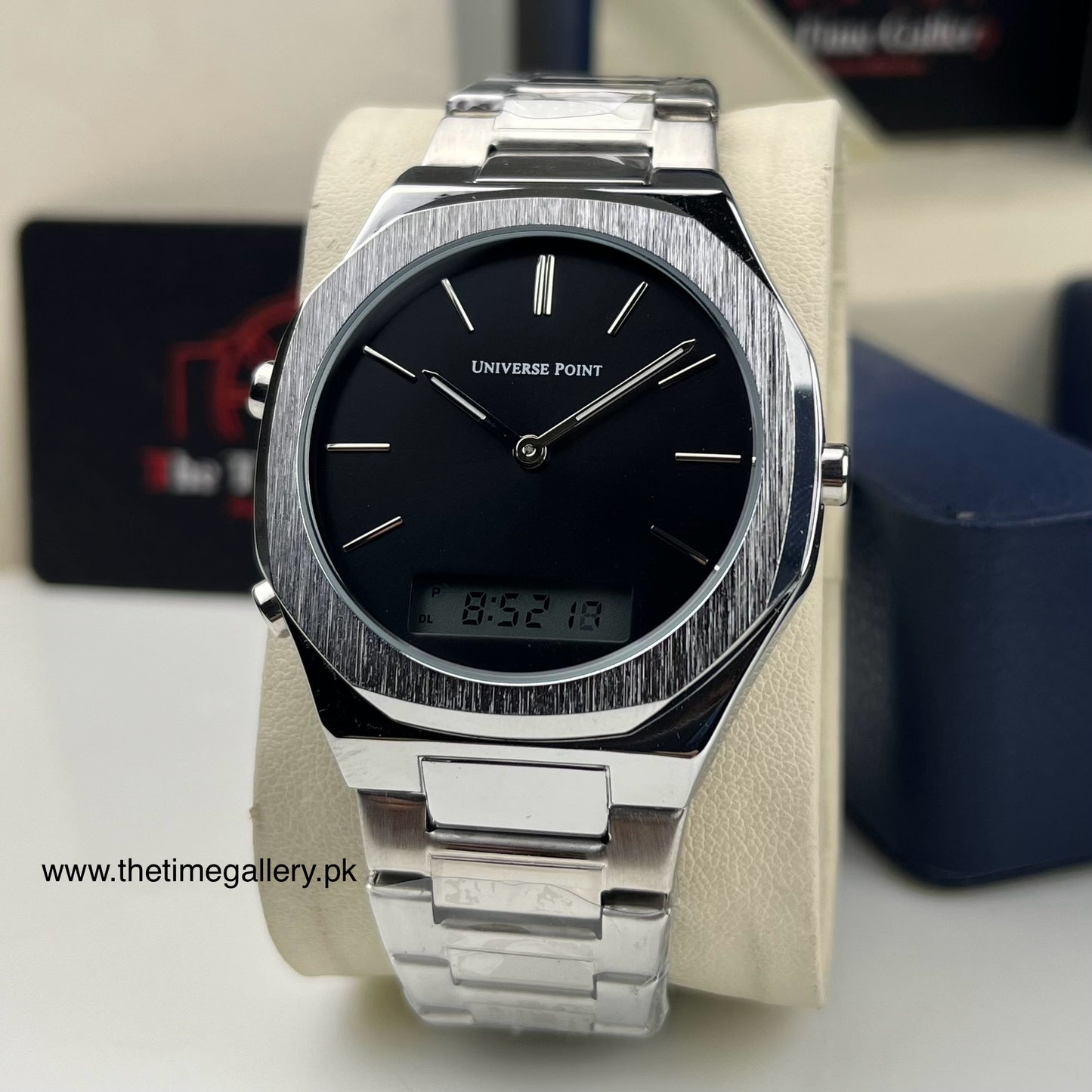 Dual Time Chain Watch for Men DT-3949