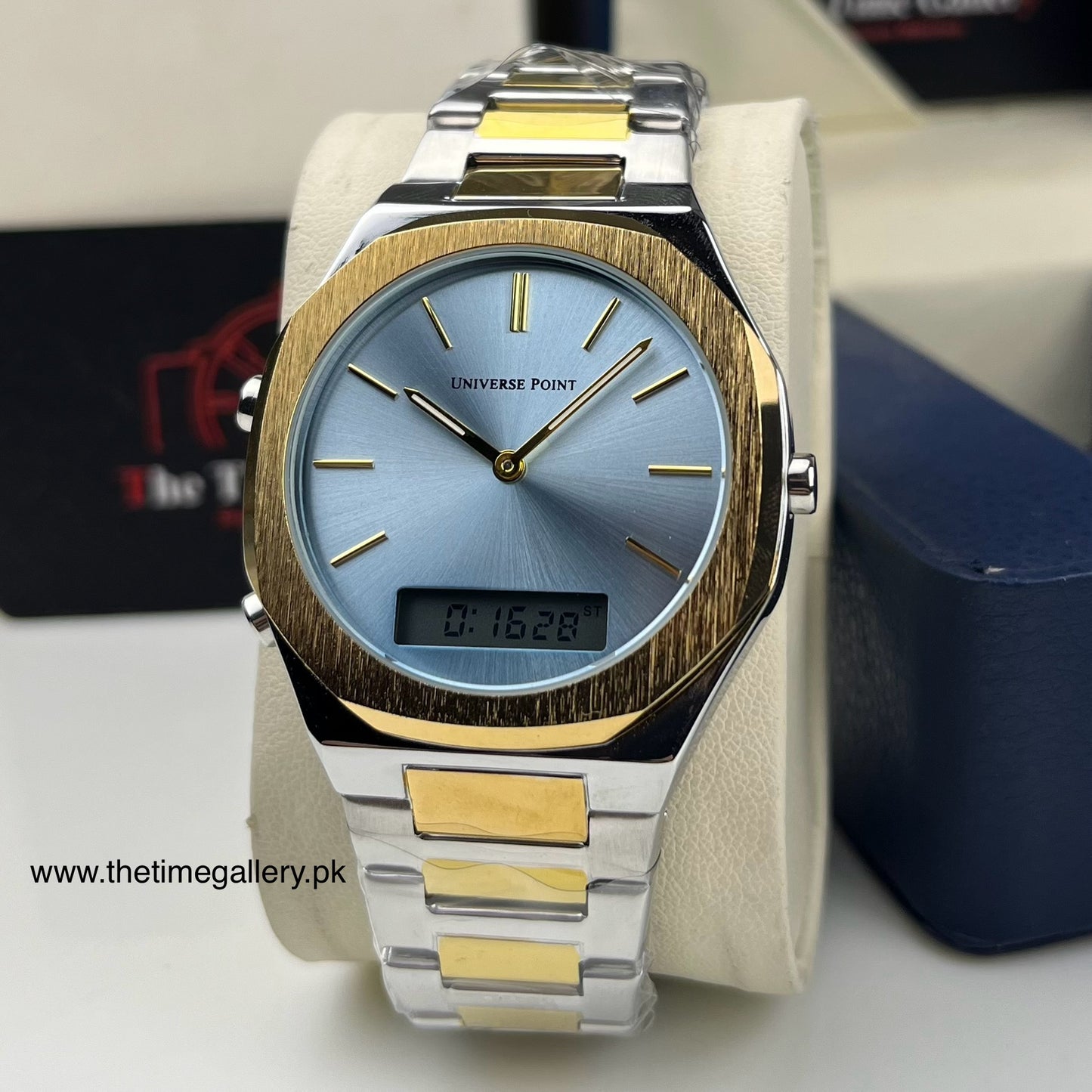 Dual Time Chain Watch for Men DT-3949