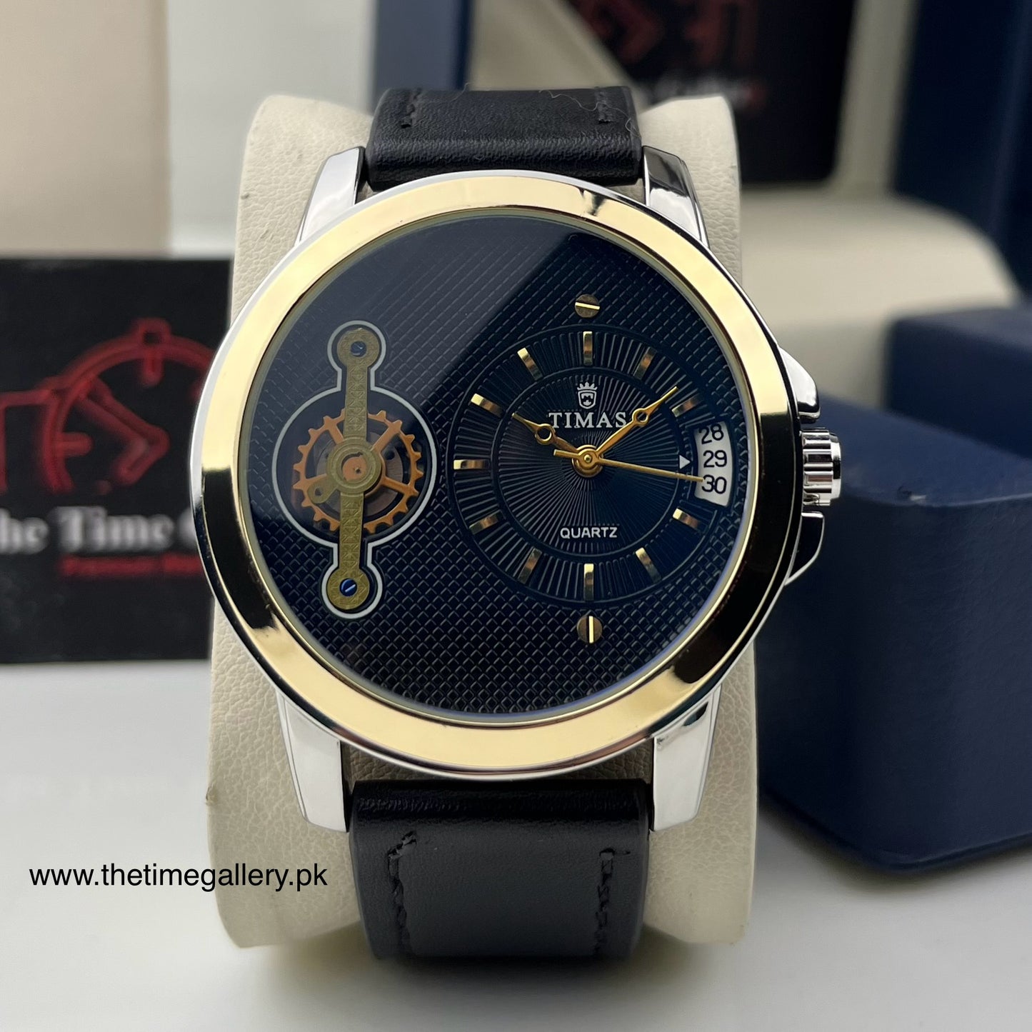 Stylish Leather Strap Watch TS-K71155