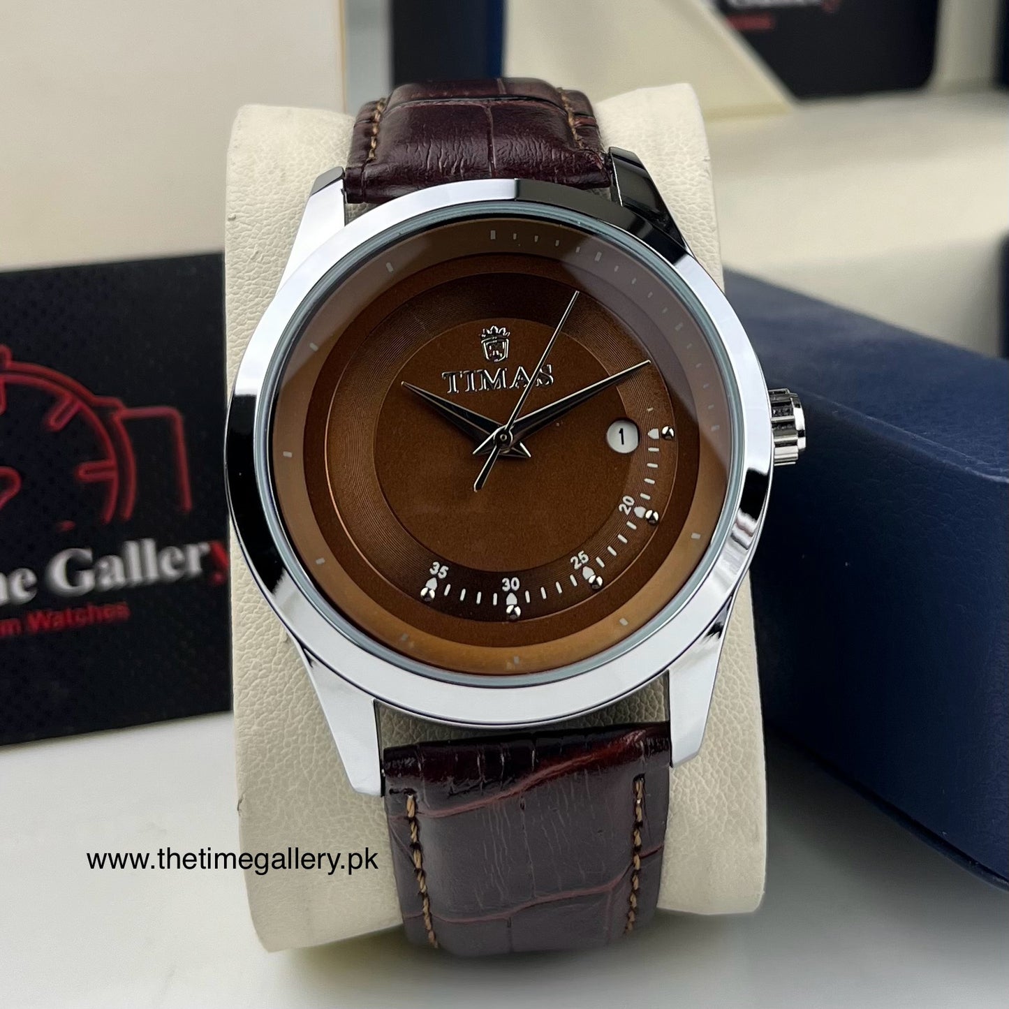 Stylish Leather Strap Watch TS-K70999