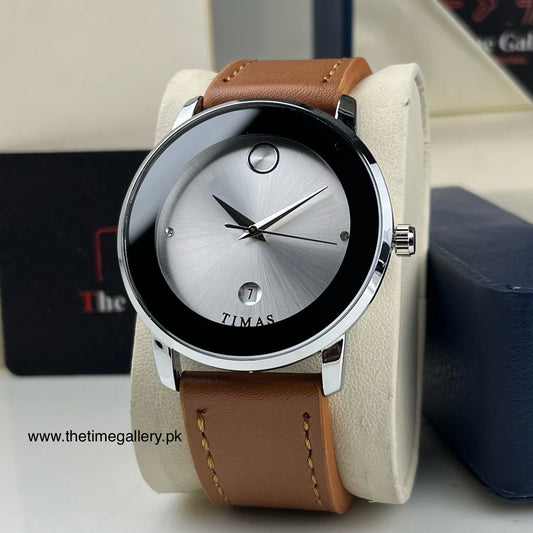 Stylish Leather Strap Watch TS-K7116
