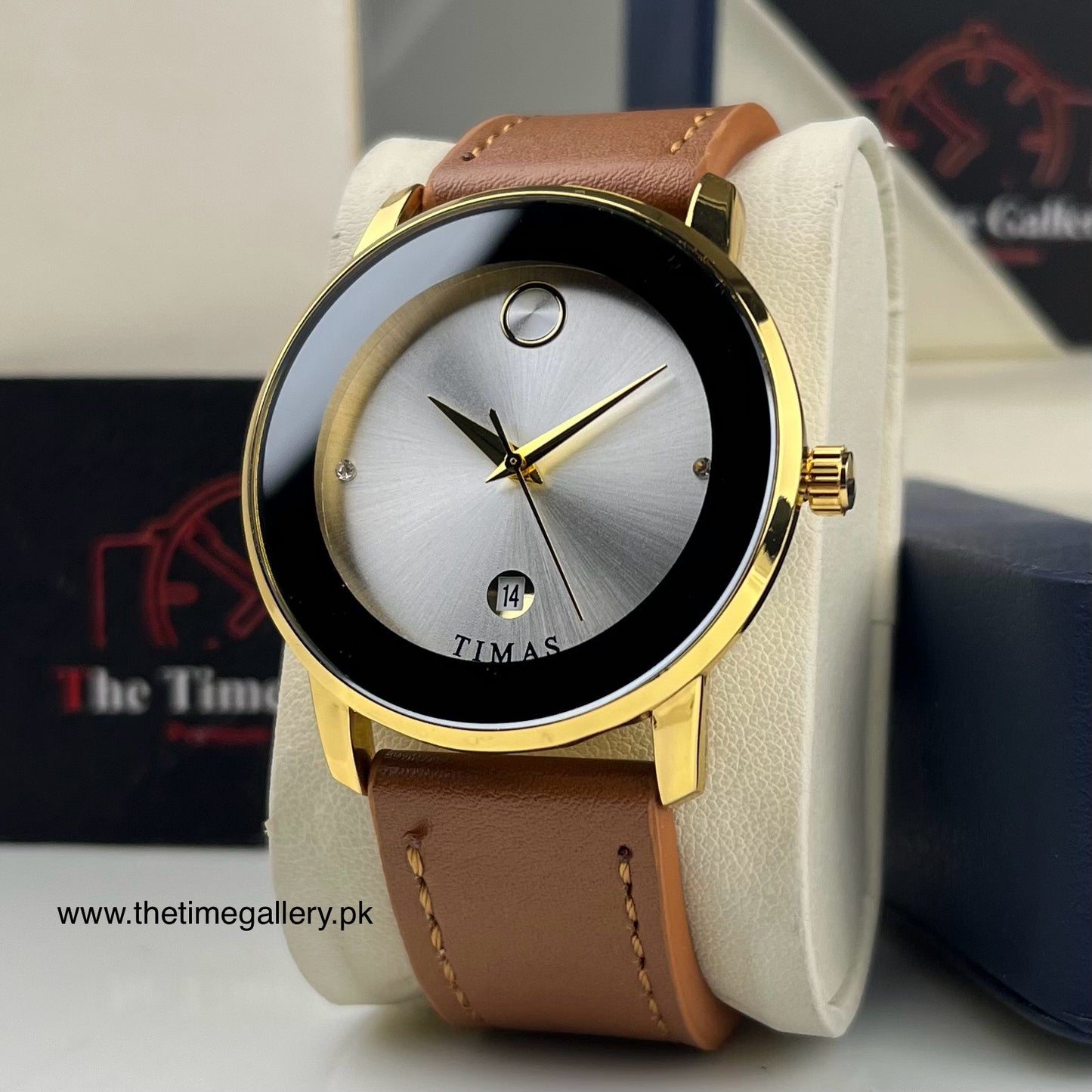 Stylish Leather Strap Watch TS-K7116