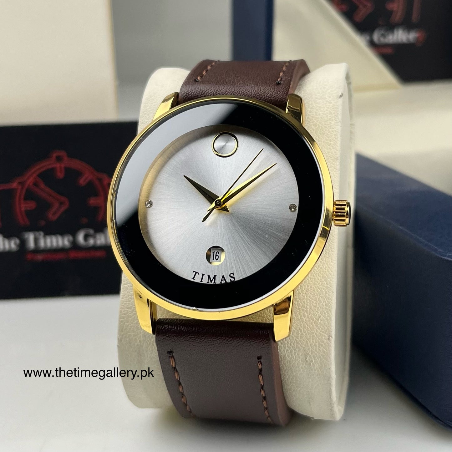 Stylish Leather Strap Watch TS-K7116