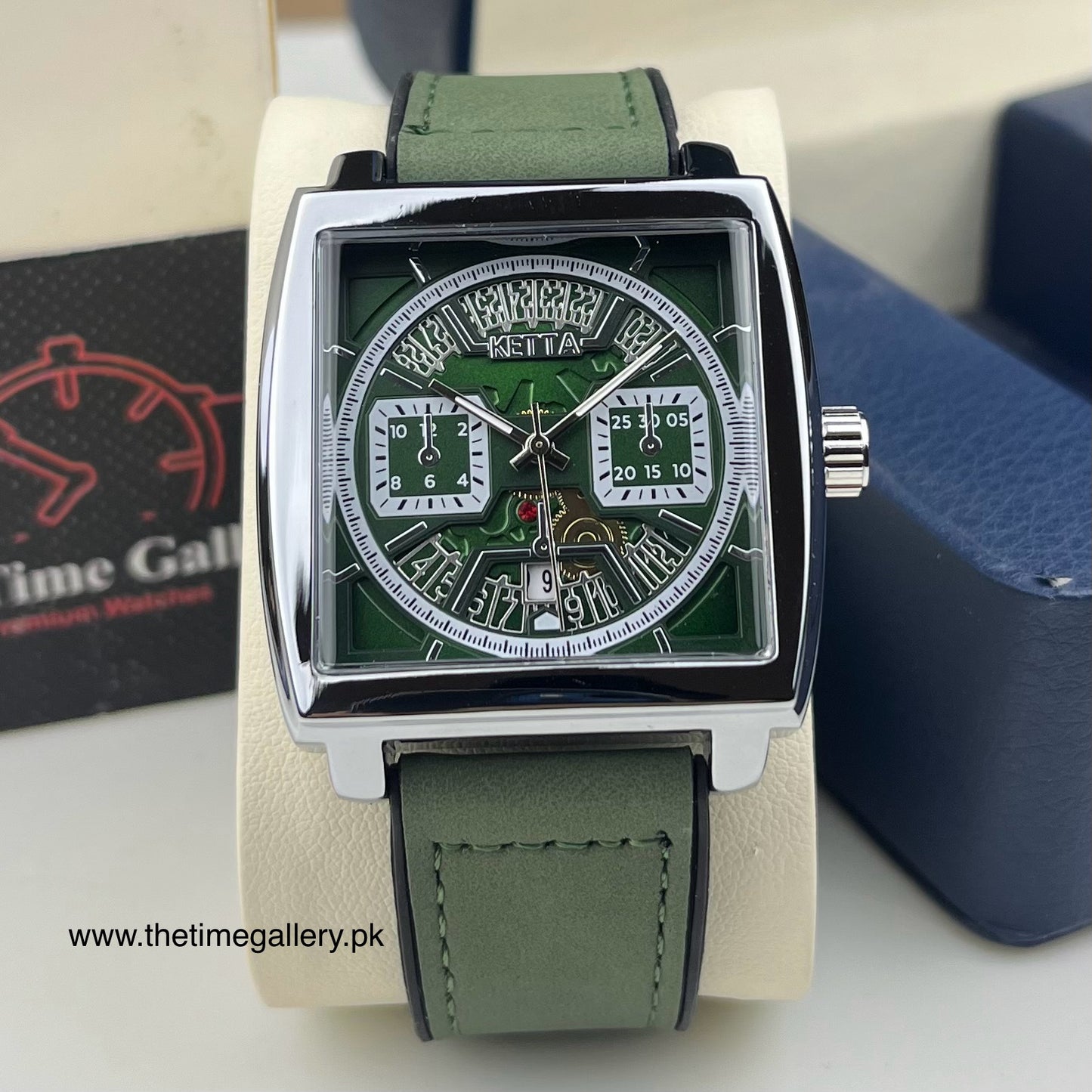 Stylish Leather Strap Watch K-G056