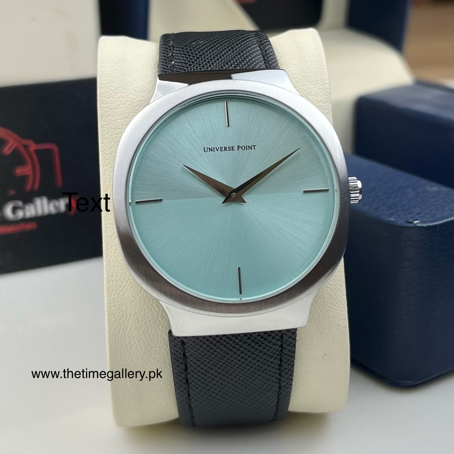 Stylish Leather Strap Watch UP-3949-2546